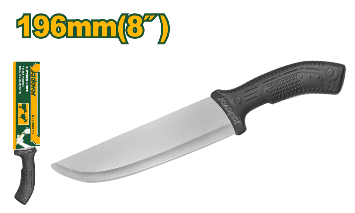 Jadever 20cm Butcher Knife Sharp Durable & Comfortable