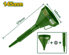 Jadever 2 in 1 Flexible Plastic Funnel with Handle