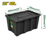 Jadever 40L Storage Box Durable & Stylish Organizer