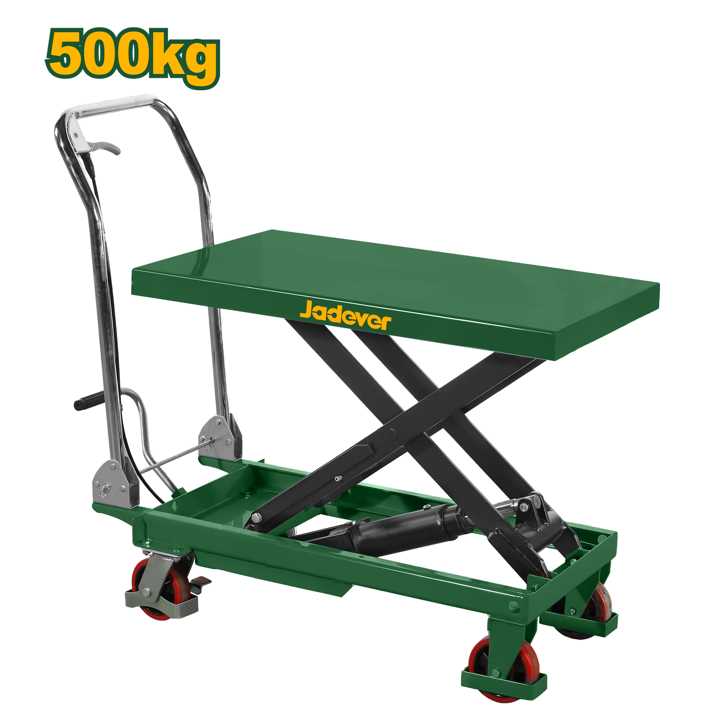 Jadever 500kg Hydraulic Lift Table Sturdy & Adjustable