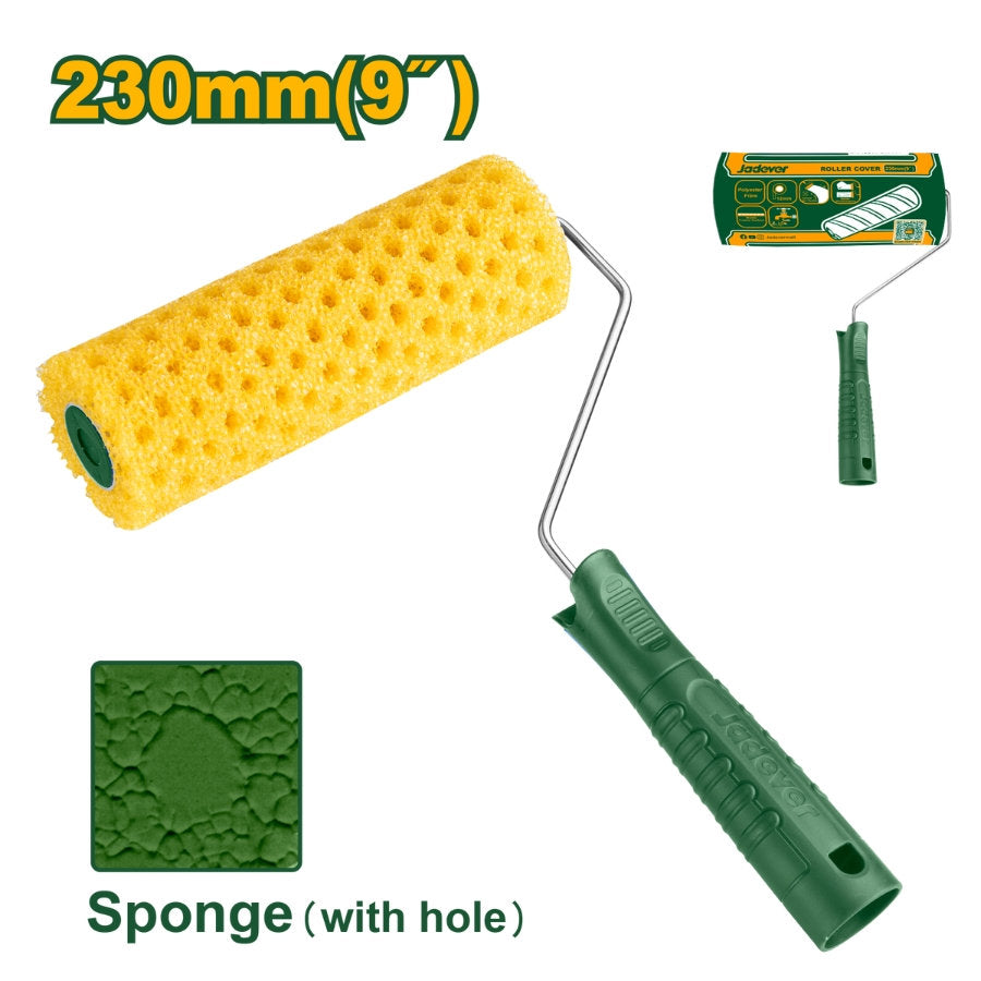 Jadever 9" Coarse Sponge Roll High Cleaning Performance