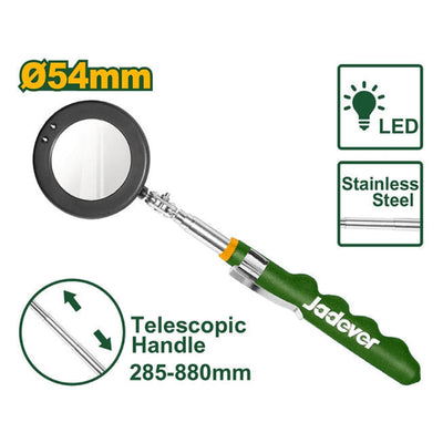 Jadever Antenna Mirrors with LED Light Stylish & Safe