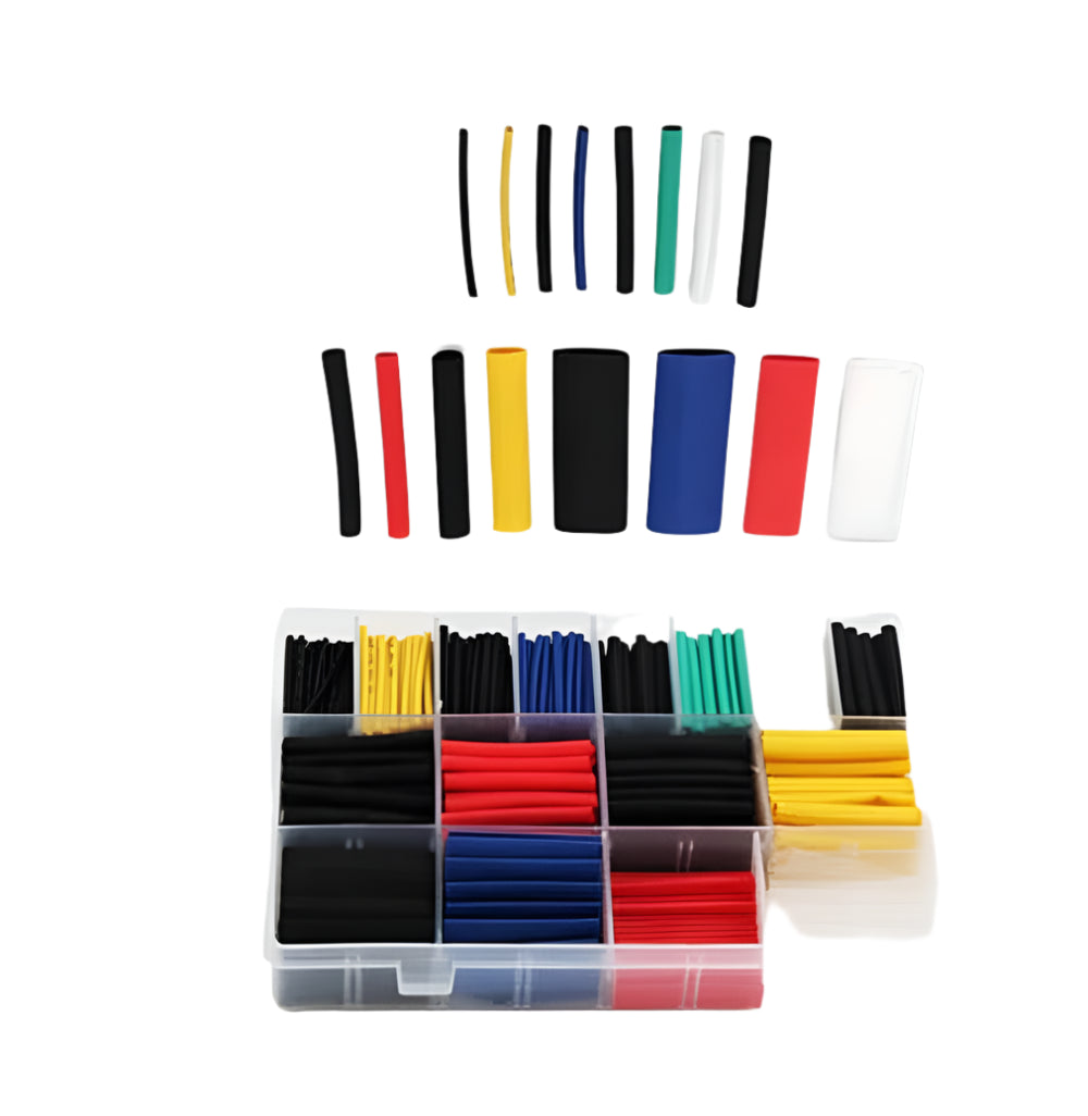 Jadever Heat Shrink Wrap 120 Pieces with Various Sizes & Colors