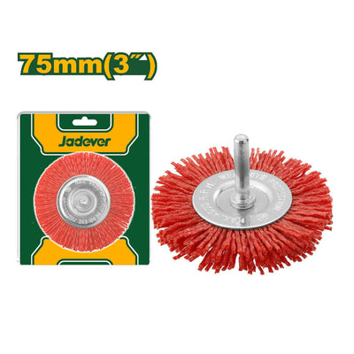 Jadever Nylon Drill Brush 3" Effective & Safe Cleaning