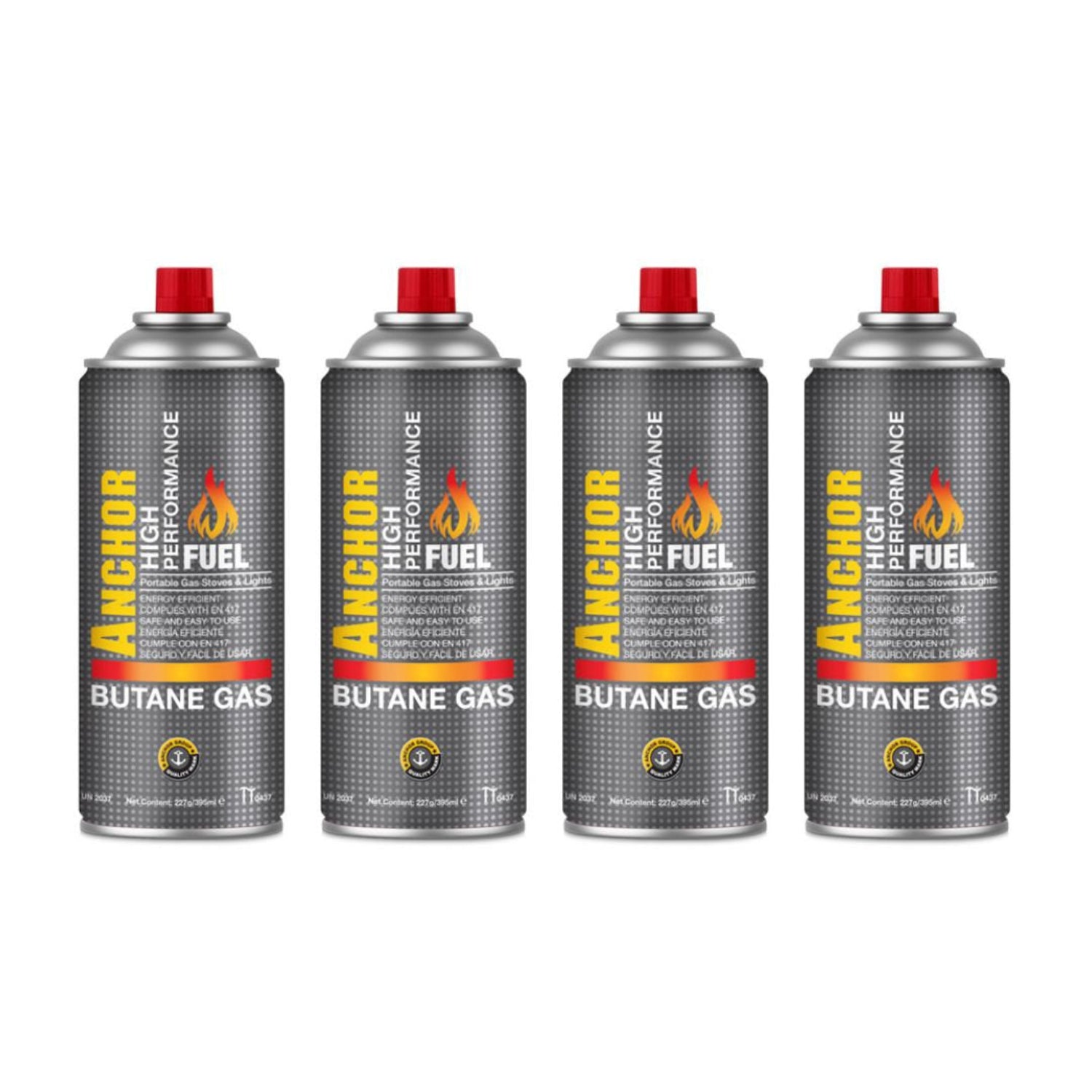 Jadever Portable Gas Cylinder 220g 4-Pack Camping Essential