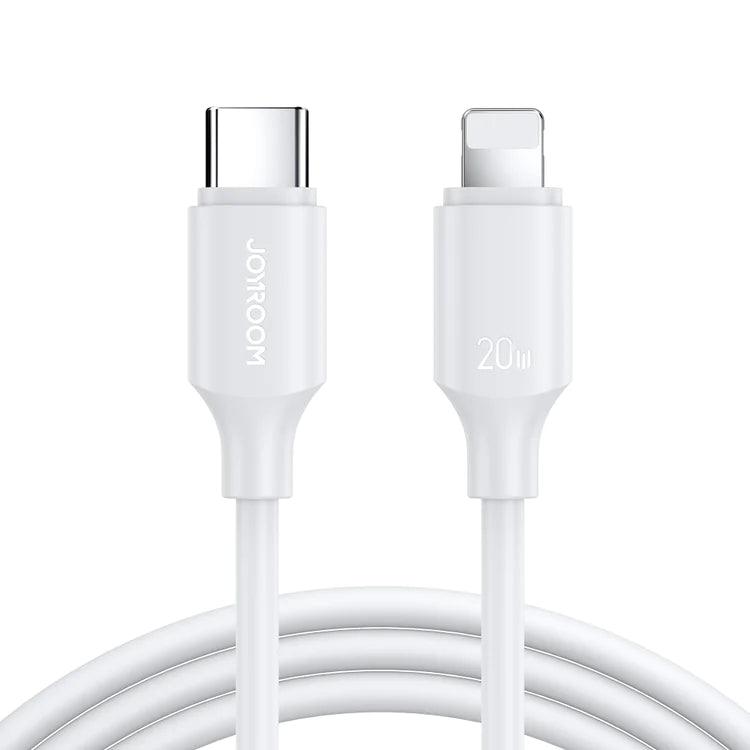 Joyroom 20W Type C to Lightning Cable for Fast and Durable Charging - White