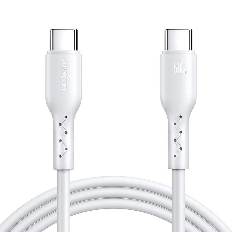 Joyroom Flash Charge 30W & 60W Fast Charging Data Cable PD & CC - White