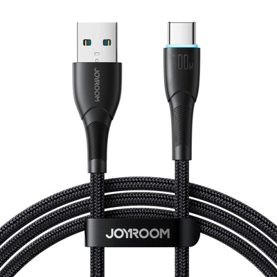 Joyroom Starry 100W USB A & USB C Cable 1m Fast & Durable Charging - Black