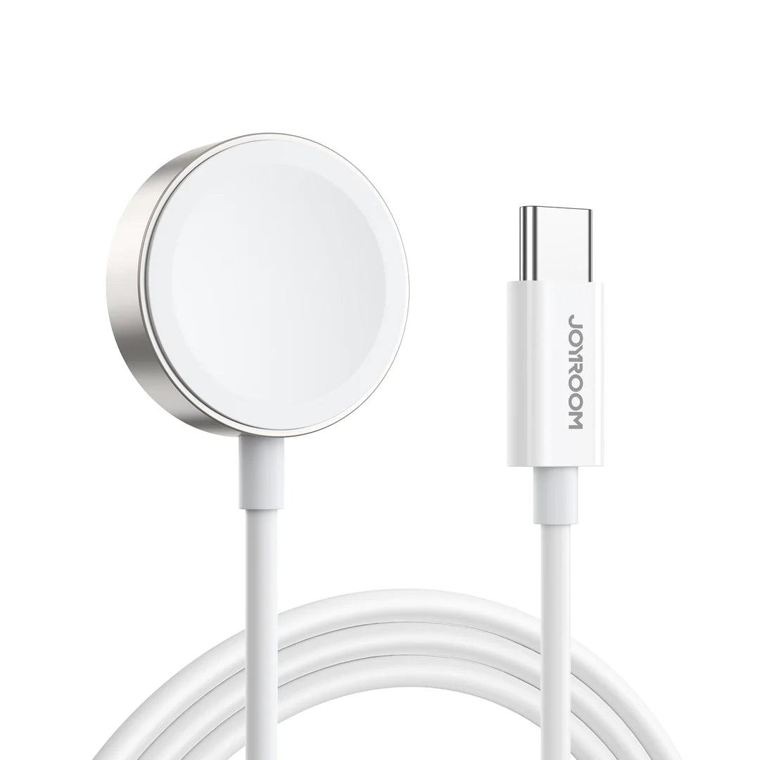 Joyroom Type C to iWatch Magnetic Charger 1.2M Fast & Compact  - White