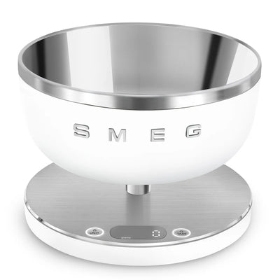 Smeg KSC01 Digital Kitchen Scale – White Matt