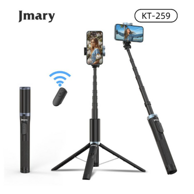 Jmary KT-259 All-in-One Selfie Stick Tripod 1.6 Meter