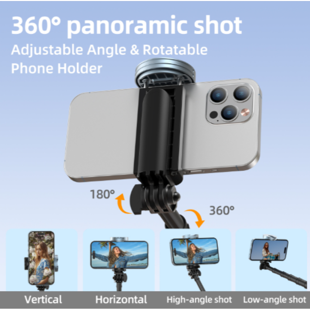 Jmary KT-259 All-in-One Selfie Stick Tripod 1.6 Meter