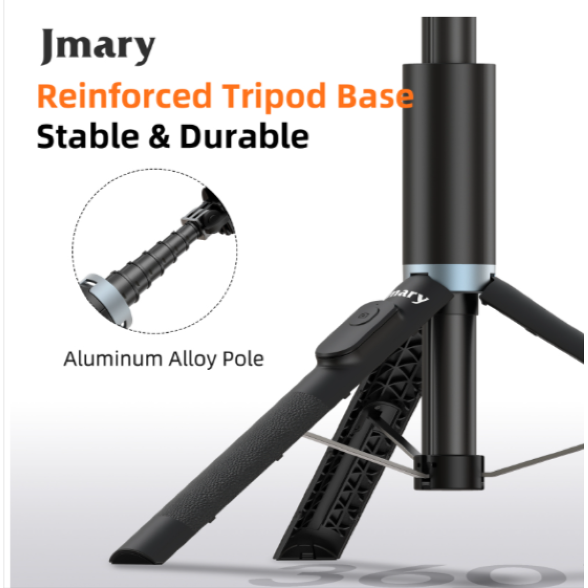 Jmary KT-259 All-in-One Selfie Stick Tripod 1.6 Meter
