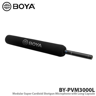 BOYA BY-PVM3000L Long Shotgun Mic for Pro Audio