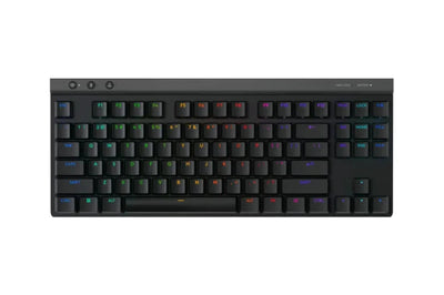 Logitech G G515 TKL, Wired Ultra-Slim Gaming Keyboard, Fully Customizable RGB, Double Layer PBT Keyboards, US International QWERTY Keyboard - Black – 920-012872