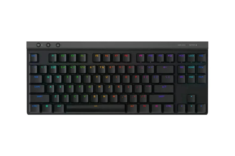 Logitech G G515 TKL, Wired Ultra-Slim Gaming Keyboard, Fully Customizable RGB, Double Layer PBT Keyboards, US International QWERTY Keyboard - Black – 920-012872