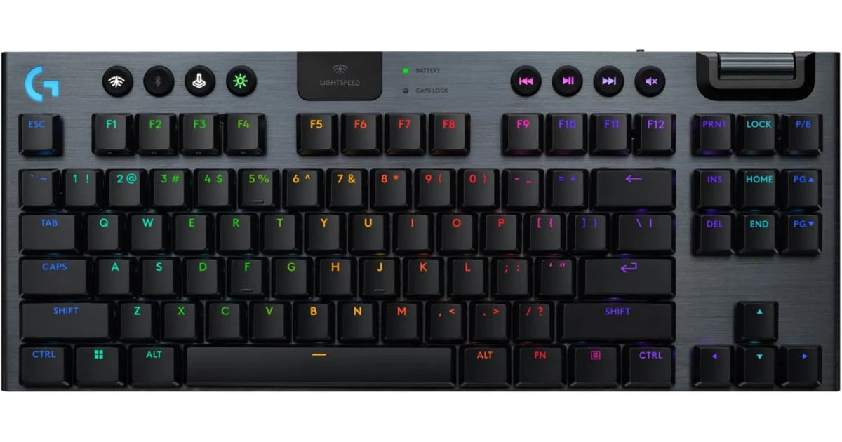 Logitech G915 X LIGHTSPEED TKL Wireless Gaming Keyboard – Black – 920-012757
