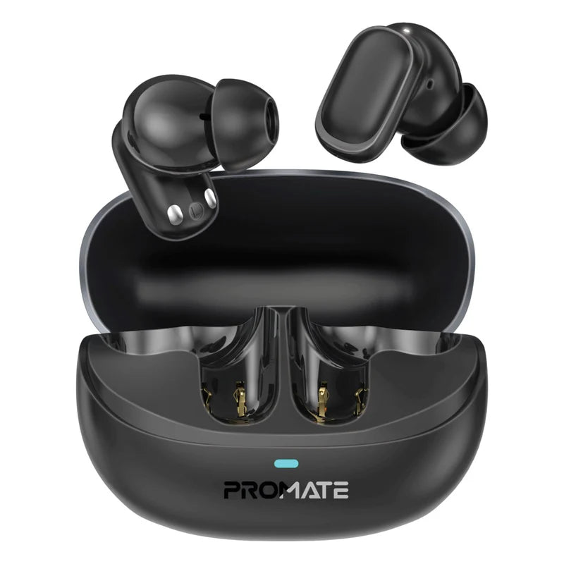 Promate Lush-Pro High-Definition TWS Earbuds with Intellitouch - BLACK