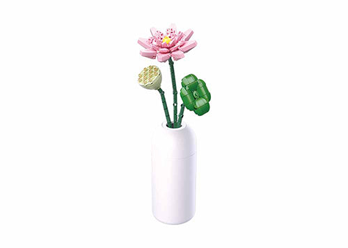 Sluban Pleyerid Lotus Building Set - 258 Pieces | Educational Flower Bricks