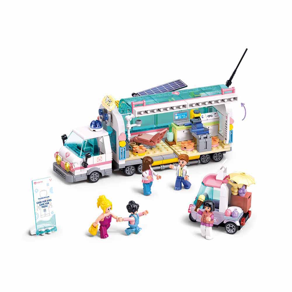 Sluban - Metropolis Doctor - Mobile Nursing Car (Pullback) | M38-B1215