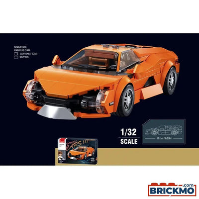 Sluban ModelBricks-Famous cars 265PCS Building Set | M38-B1509