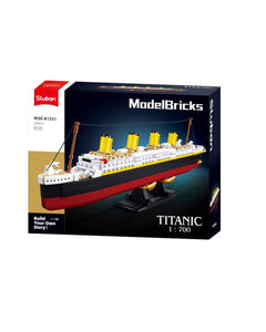 Sluban ModelBricks- 1/700 Titanic 376PCS Building Set | M38-B1551