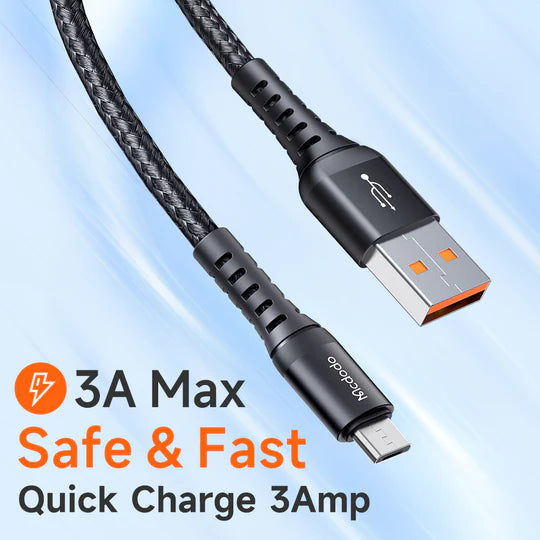 MCDODO 1M Micro USB Data Cable  Fast Charging & Sync