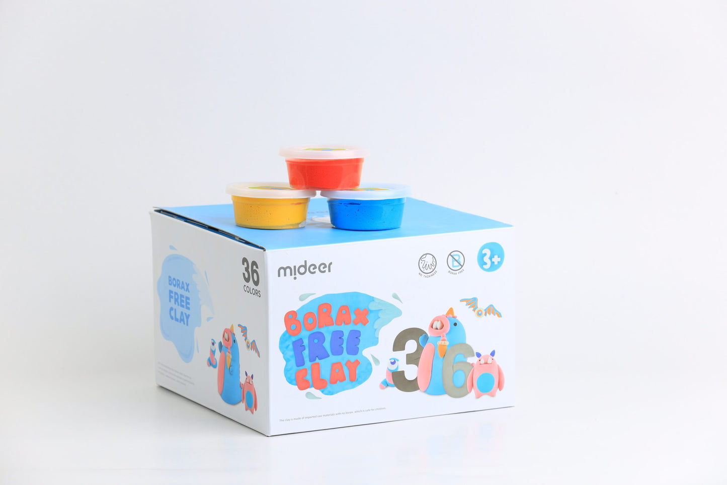 الصلصال الخالي من البورق من ميدير – 36 لون