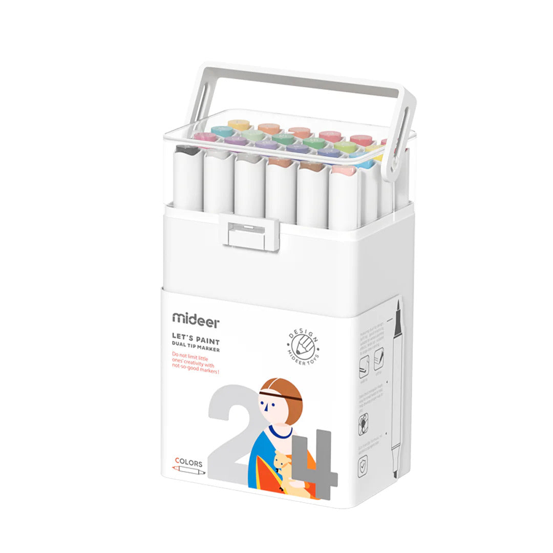 قلم ألوان ماركر المزدوج من ميدير