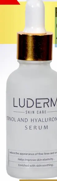 سيروم لوديرم ريتينول وحمض الهيالورونيك 30مل – إشراقة وشباب