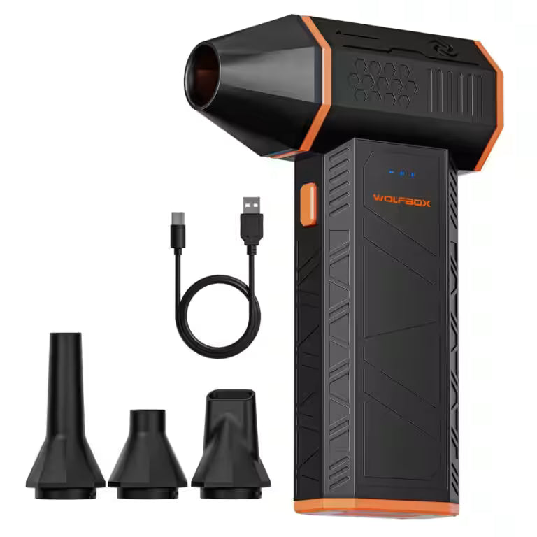 منفاخ هواء كهربائي WOLFBOX MF50 – شحن لاسلكي و110000 RPM