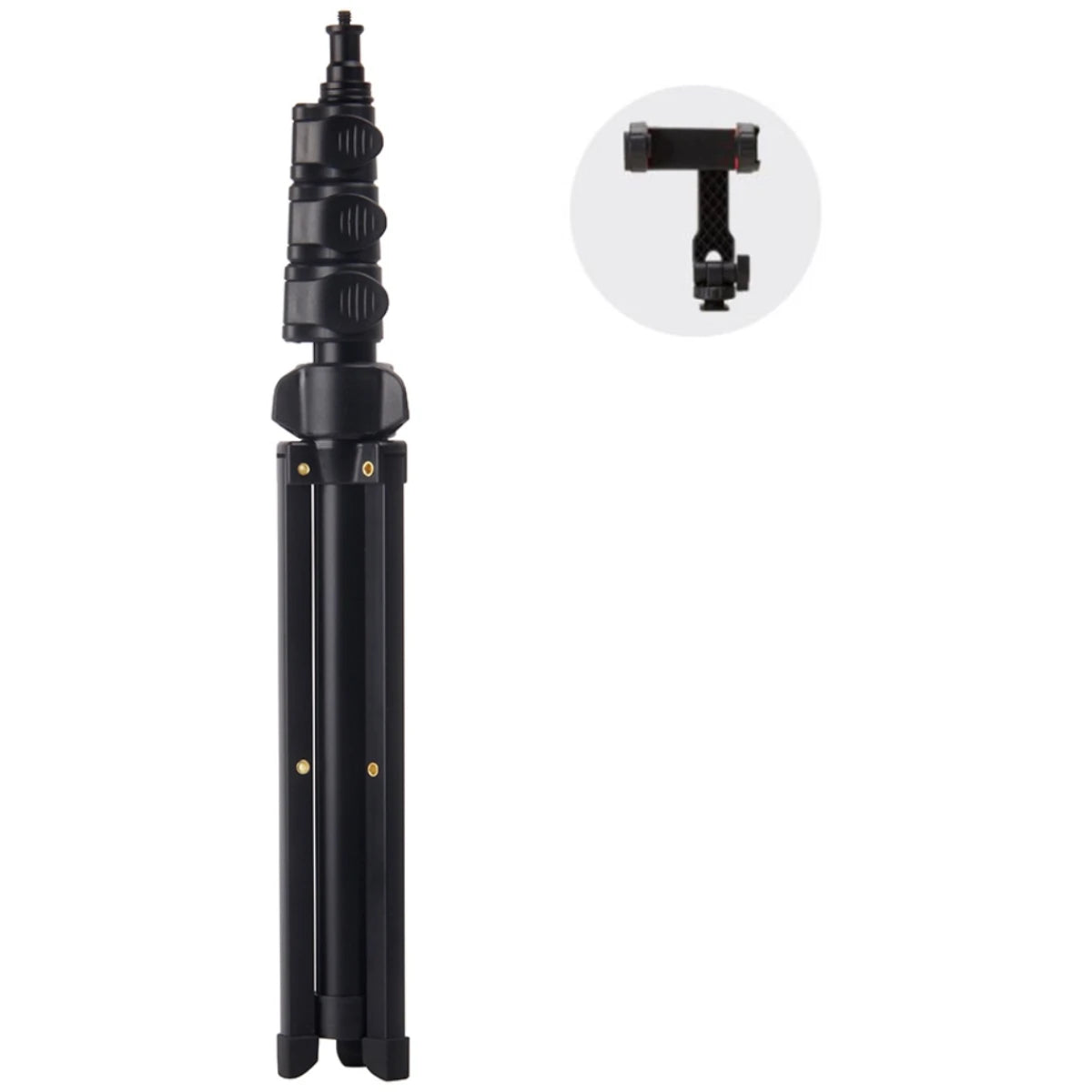 Jmary MT-43 Tripod 1.33M for Light & Phone – Black