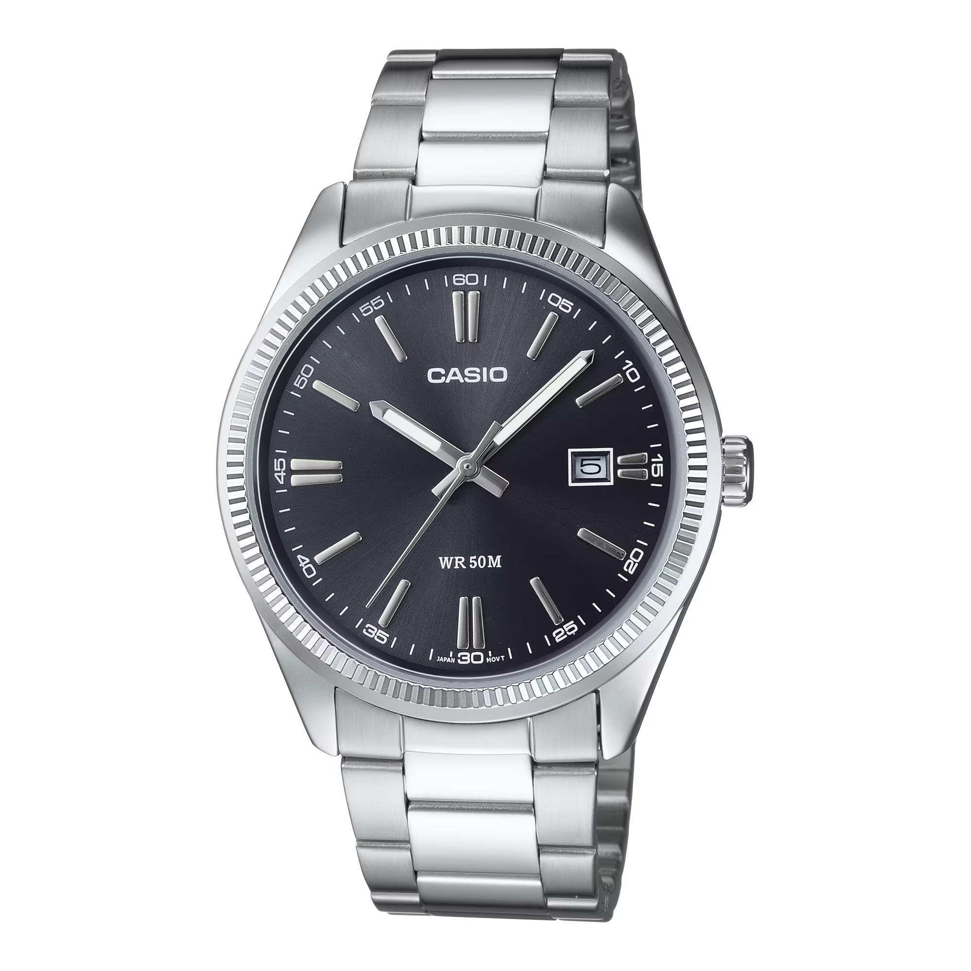 CASIO Men's Analog Stainless Steel Watch - MTP-1302D-1A1