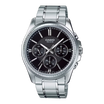 Casio Classic Multifunction Silver St.Steel Black Dial for Men