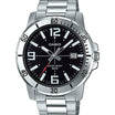 Casio MTP-VD01D-1BV Men's Enticer Stainless Steel Black Dial Casual Analog