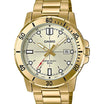 Casio Stainless Steel Strap Mens Gold Analog MTP-VD01G-9E