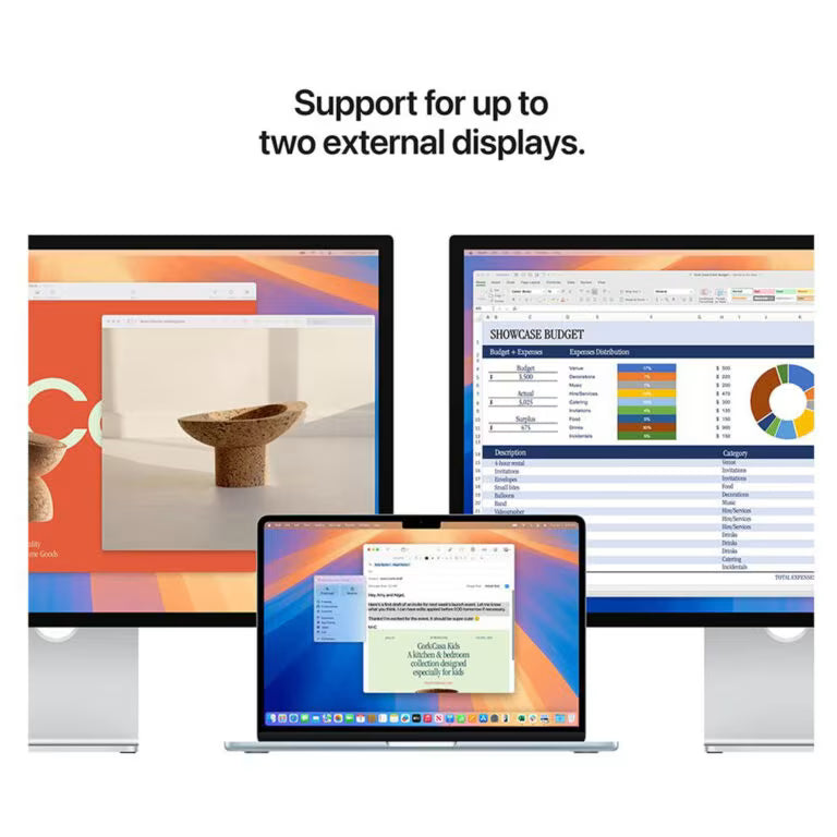 Apple MacBook Air 13″ (Early 2025) – M4 Chip, 16GB RAM, 256GB SSD, 13.6″ Liquid Retina, 18H Battery | Midnight