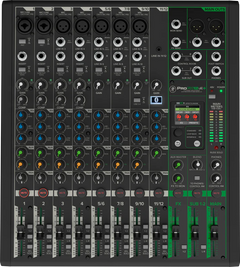ميكسر صوتي تناظري احترافي Mackie ProFX12v3+ بـ 12 قناة مع USB وبلوتوث