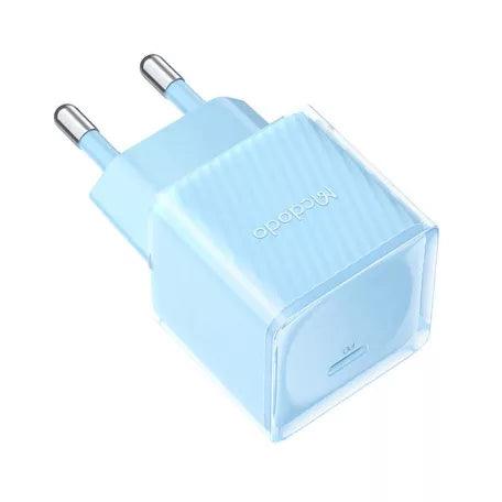 Mcdodo 20W GaN PD Charger EU Plug Fast & Reliable Charging - Blue