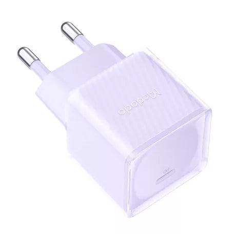 Mcdodo 20W GaN PD Charger EU Plug Fast & Reliable Charging - Purple