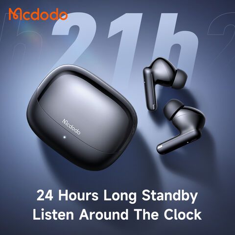 Mcdodo LED Wireless TWS Earbuds Superior Sound & Comfort - Black