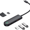 Mcdodo USB 3.0 Hub 5Gbps High-Speed Data Transfer - Black