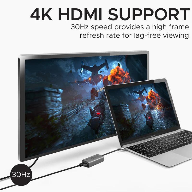 محول برومات يو إس بي سي إلى اتش دي ام اي - رمادي