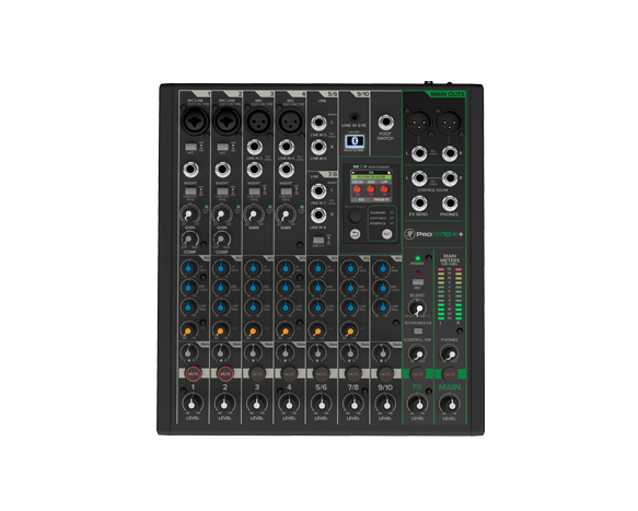 Mackie ProFX10v3+ 10-Channel USB-C Mixer with FX & Loopback