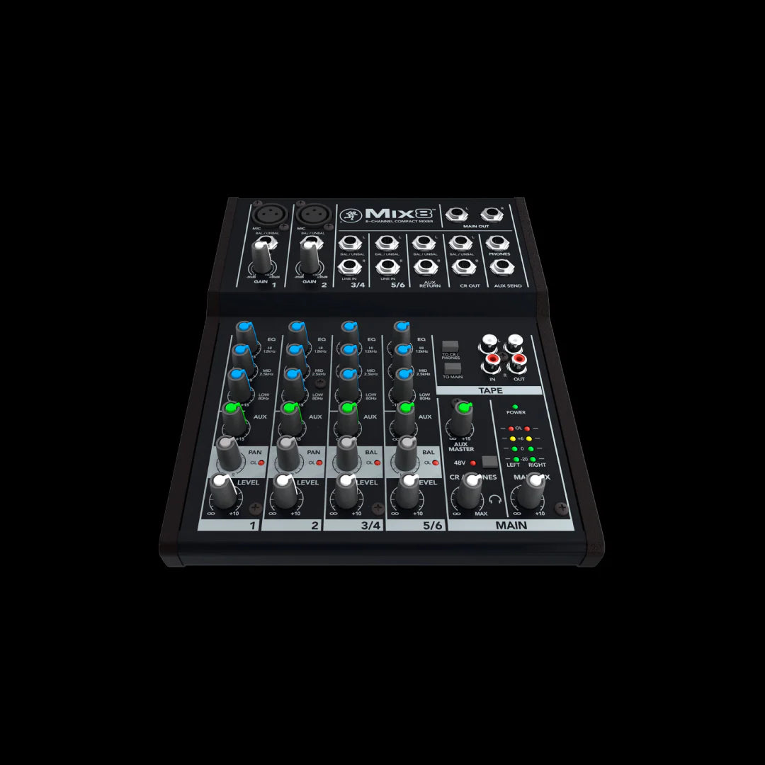 Mackie Mix8 8-Channel Compact Mixer