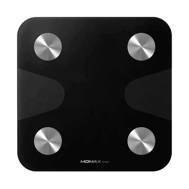 Momax Lite Tracker IoT Body Scale with Smart Body Analysis - Black