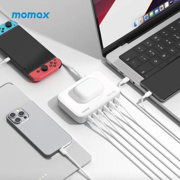 Momax ONEPLUG 100W 6 Port Charger with Wireless Charging