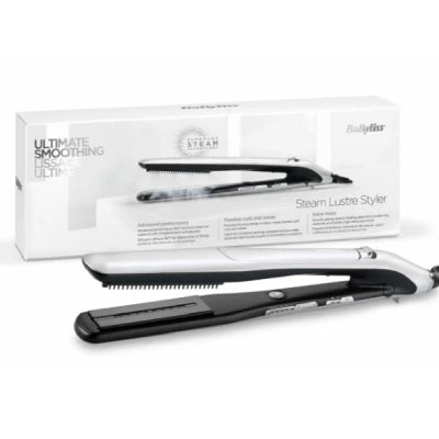 مكواة شعر بالبخار Babyliss ST595SDE | 5 درجات حرارة | فضي