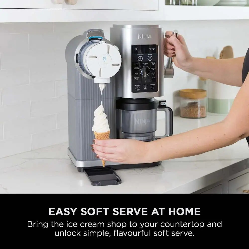 Ninja CREAMi Swirl NC701UK 13-in-1 Ice Cream & Soft Serve Maker