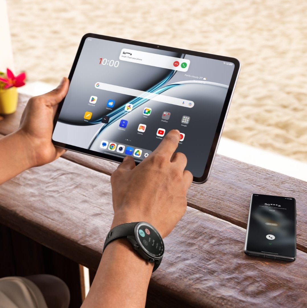 تابلت ون بلس باد 2 بشاشة مقاس 12.1 بوصة وأداء قوي - فضي